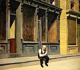 Edward Hopper Canvas Paintings - Sunday